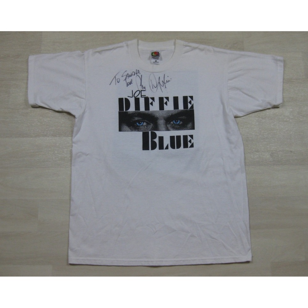 Vintage 90s Joe Diffie Fan Club Autographed T-Shirt Men's (L) Country SIGNED